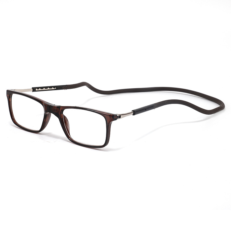 Hanger neck magnetic reading glasses