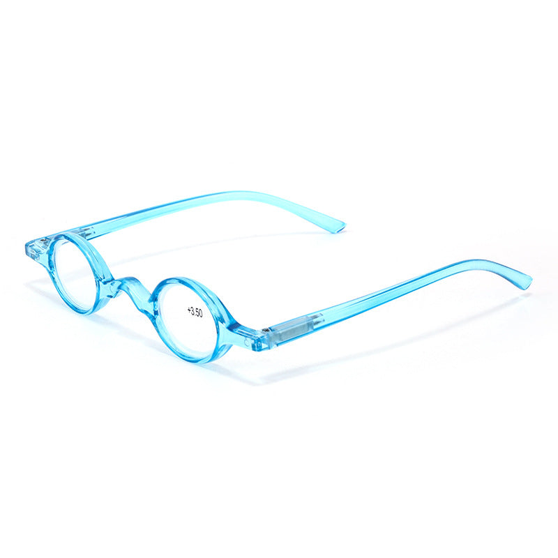 Small round frame reading glasses