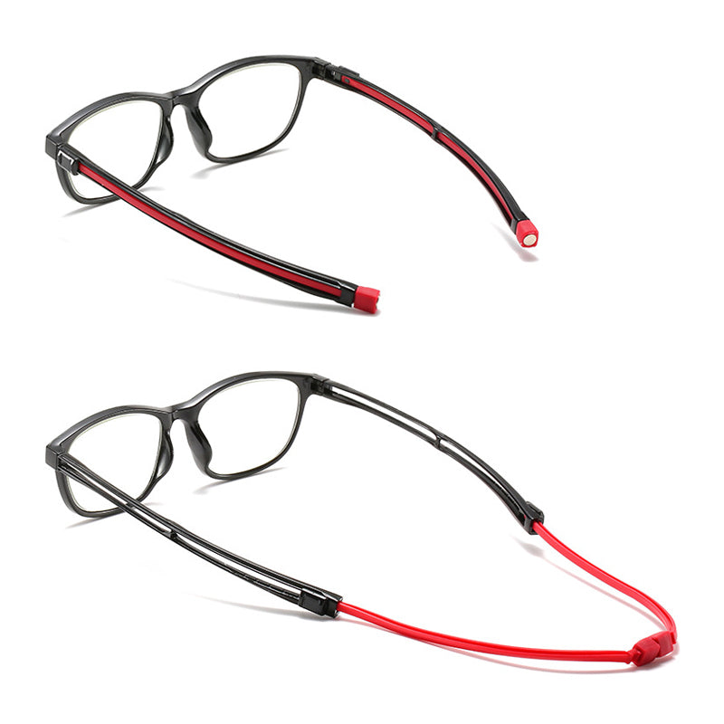 Magnetic temple reading glasses-2028