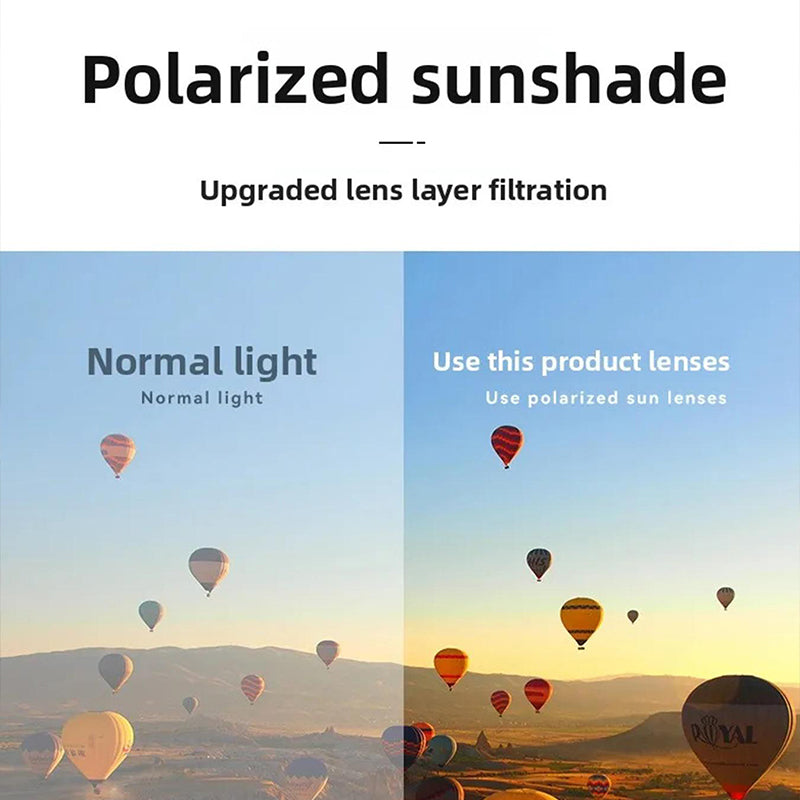 Smart Adjustable Tint Sunglasses with ND400 Filter & Polarized Lenses