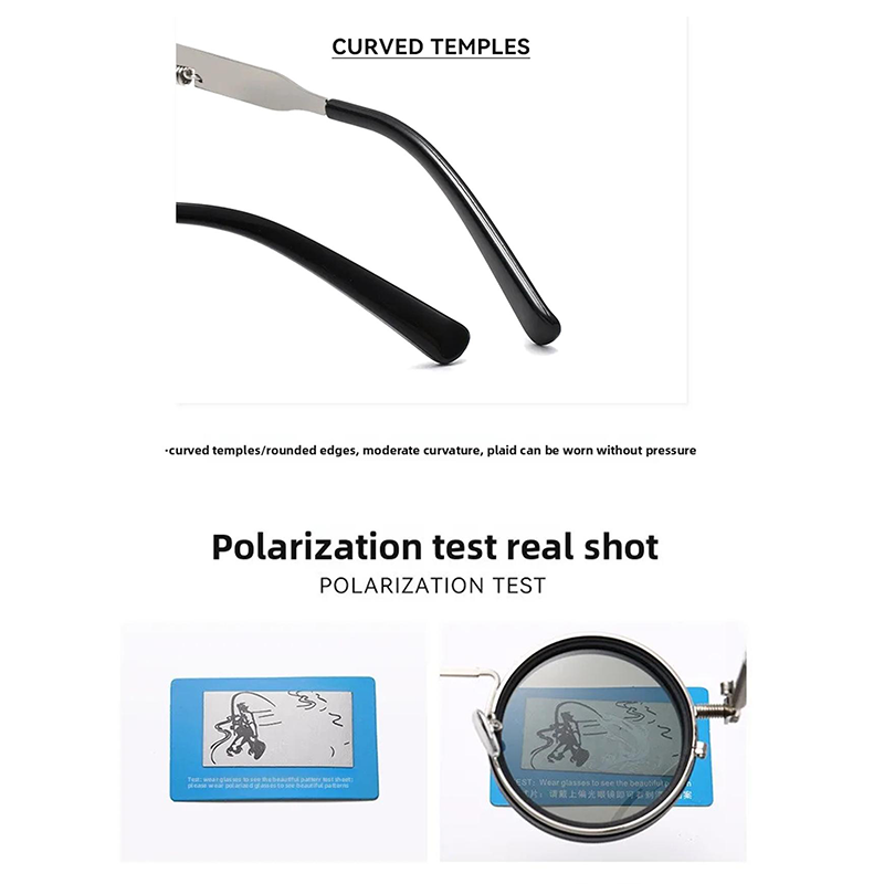 Smart Adjustable Tint Sunglasses with ND400 Filter & Polarized Lenses