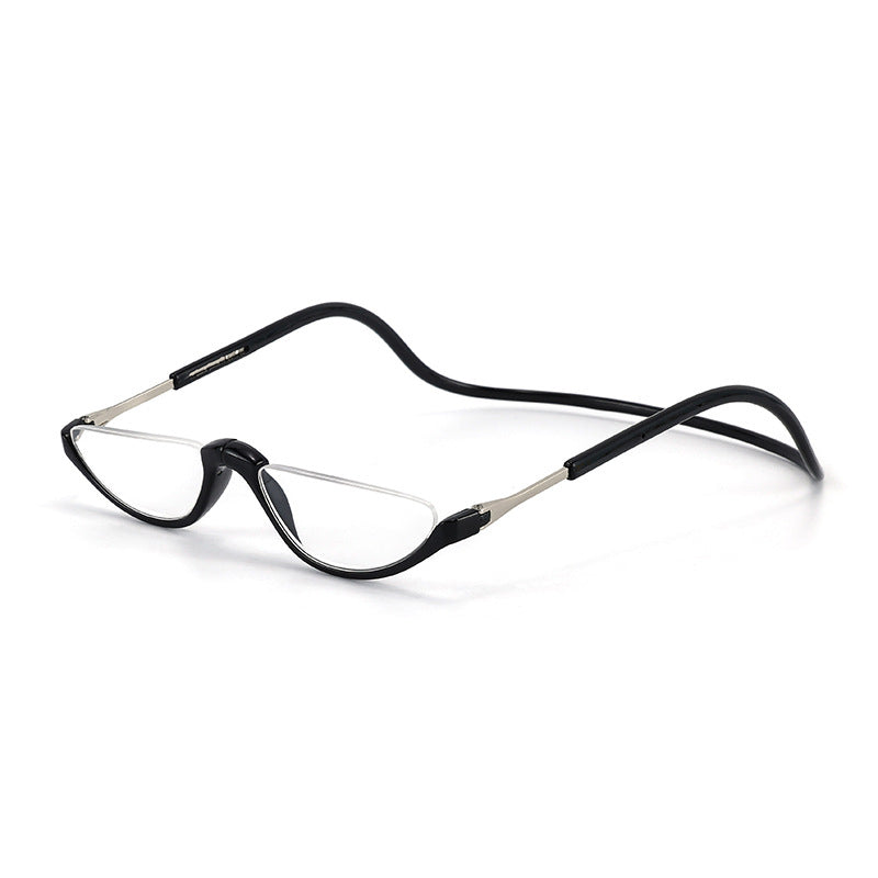 Magnetic neck-hanging glasses-half frame