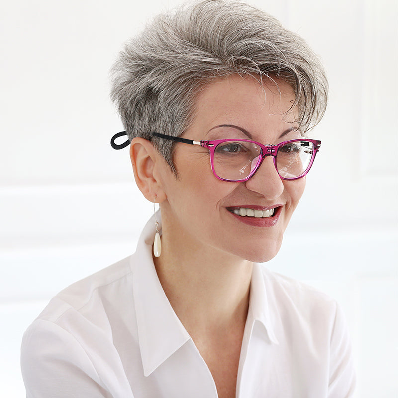 Magnetic soft rope neck hanging reading glasses