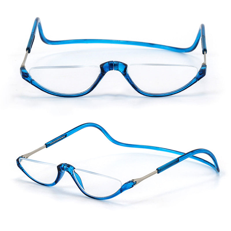 Magnetic neck-hanging glasses-half frame