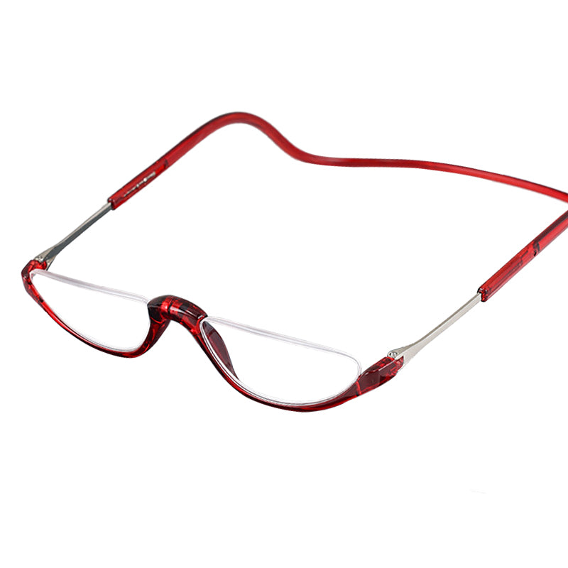 Magnetic neck-hanging glasses-half frame