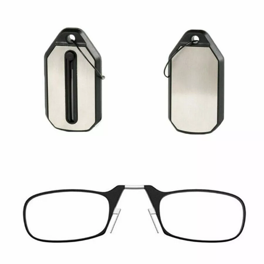 Portable reading glasses clip-on